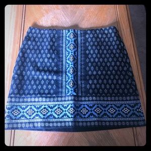 LOFT Printed Skirt